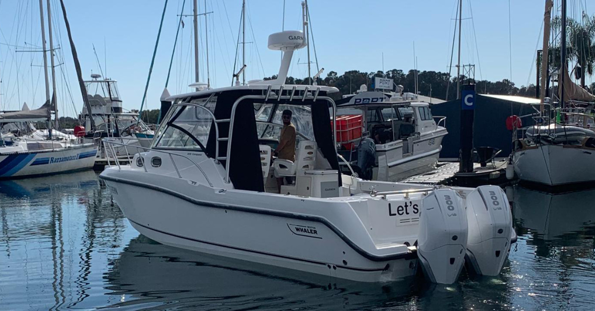 Boston Whaler 1200 x 628Retrofitting Humphree Lightning to a Boston Whaler 305 Conquest