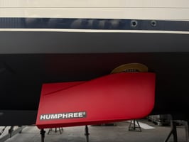 Humphree electirc Fins and Humphree Lightning Interceptors fitted to a Grand Banks 47 Heritage